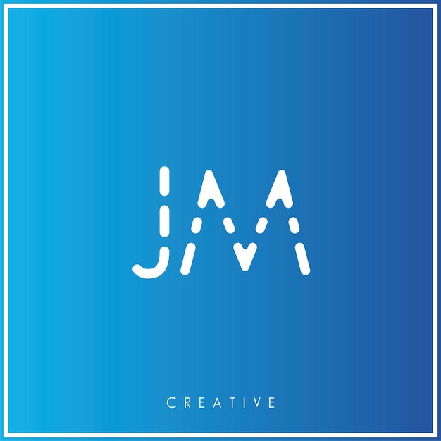 Vector jm premium vector latter logo design minimalist logo illustration graphic design monogram design
