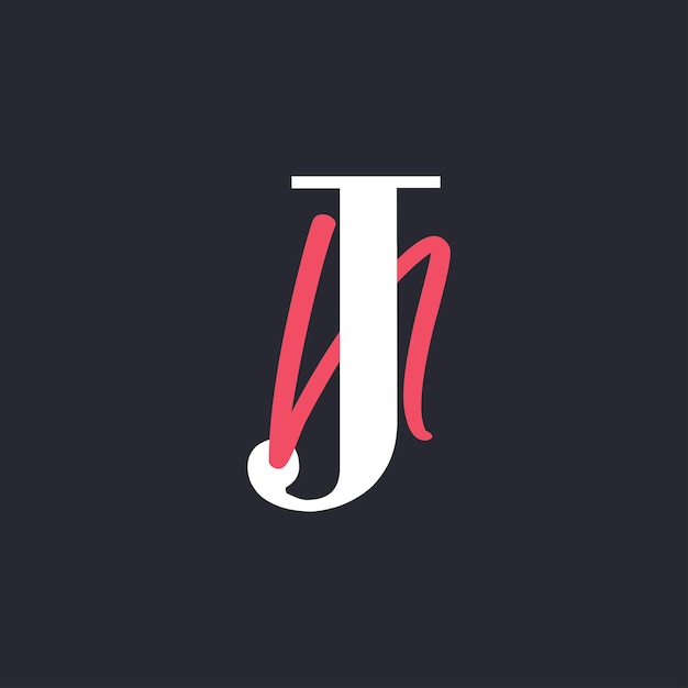 JN Logo Perfect gemengde initialen JN Letter Logo Design