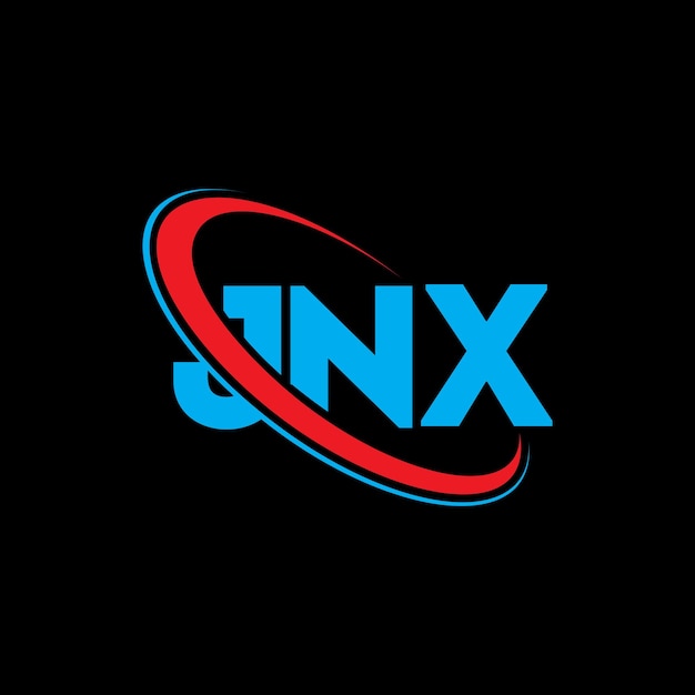 JNX logo JNX brief JNX letter logo ontwerp Initialen JNX Logo gekoppeld aan cirkel en hoofdletters monogram logo JN X typografie voor technologiebedrijf en vastgoedmerk