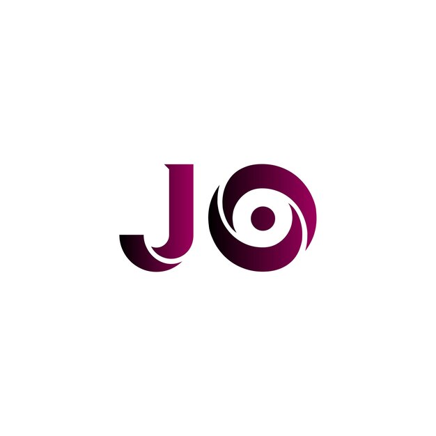 Vector jo logo design