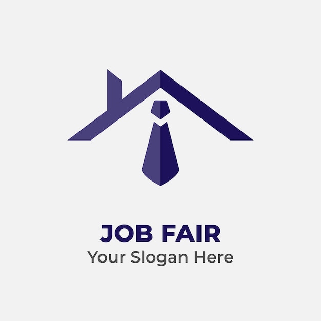 Job Fair Company Vector Logo Template