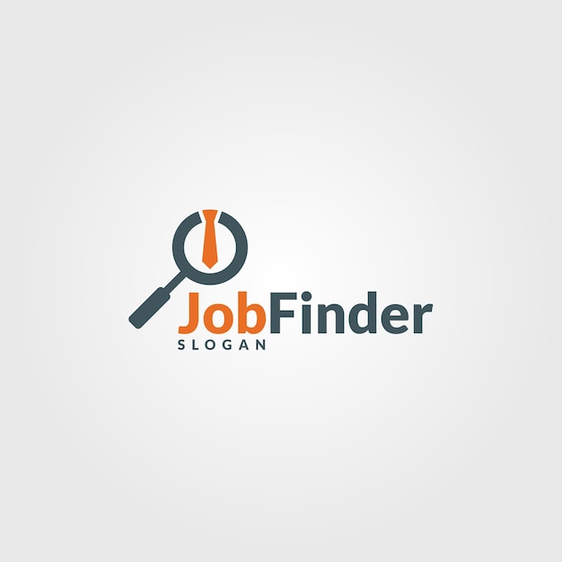 Работа Finder Шаблон логотипа