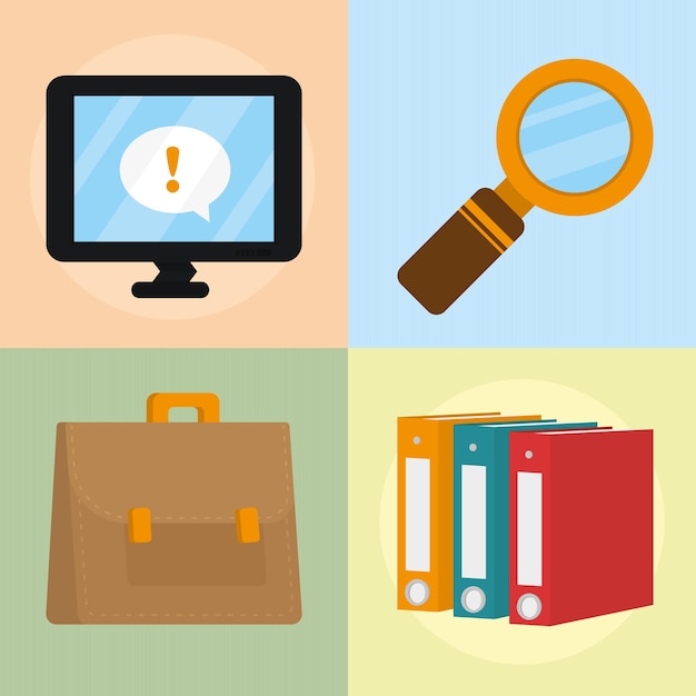 job search icon collection