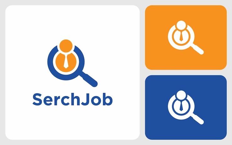 Vector job search premium logo