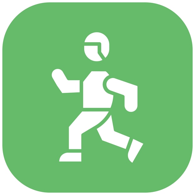 Vector jogging vector illustration style