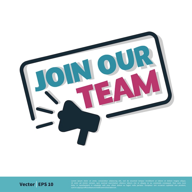 Join Our Team Letter Vector Template Illustration Design Vector EPS 10