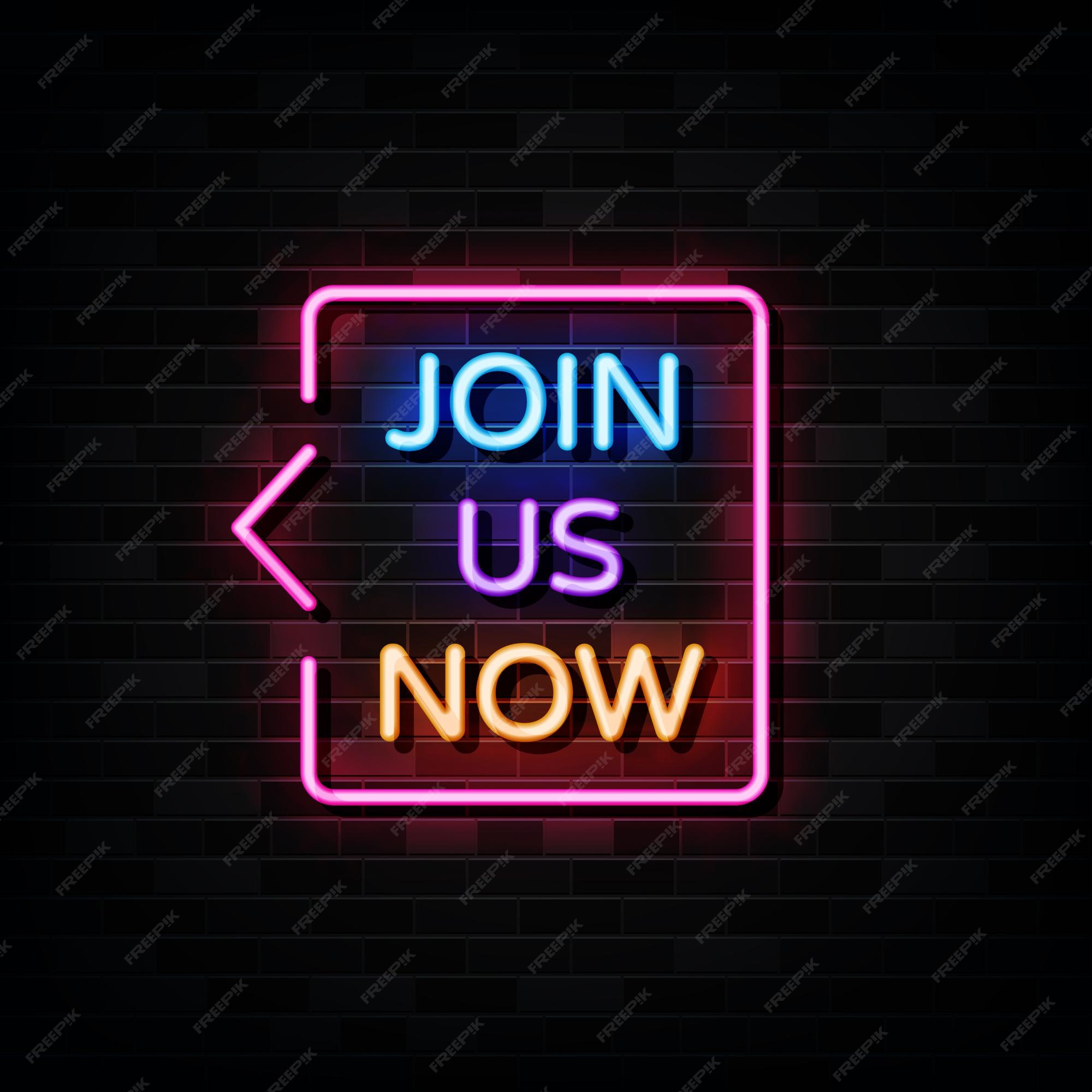 JOIN US NOW Template