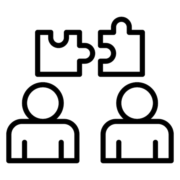 Joint Effort icon vector image Can be used for Teamwork