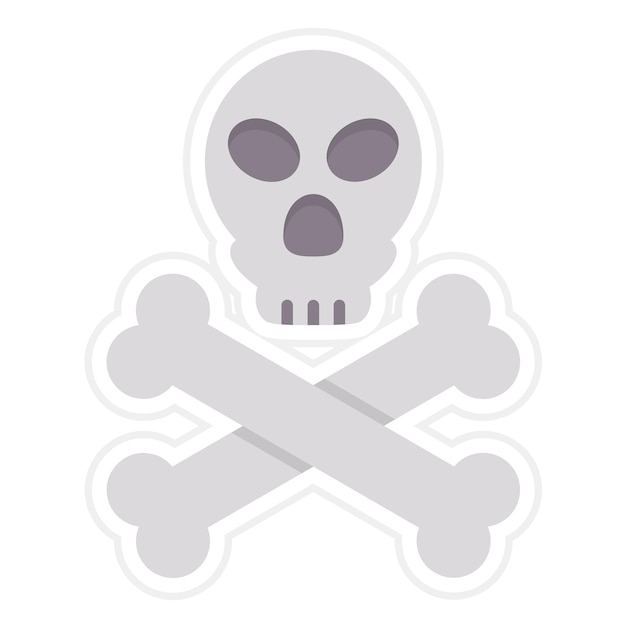 Векторное изображение значка Jolly Roger может быть использовано для Pirate