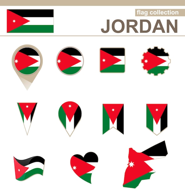 Jordan Flag Collection, 12 versies