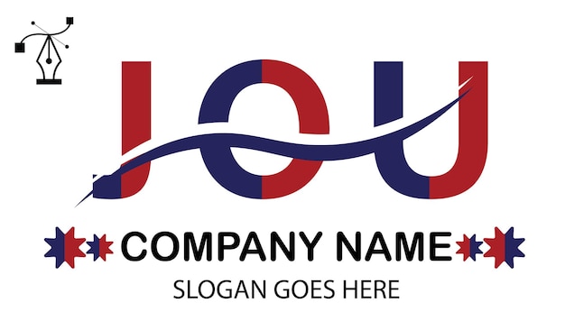 JOU Letter Logo