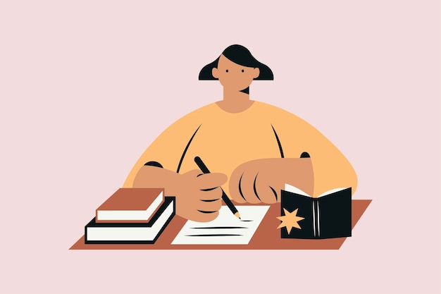 Journaling Vector Illustration