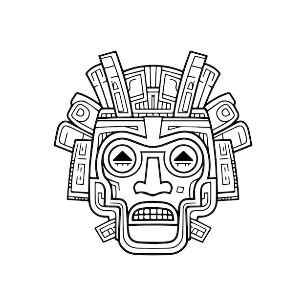 Journey to ancient times with our captivating aztec illustrations