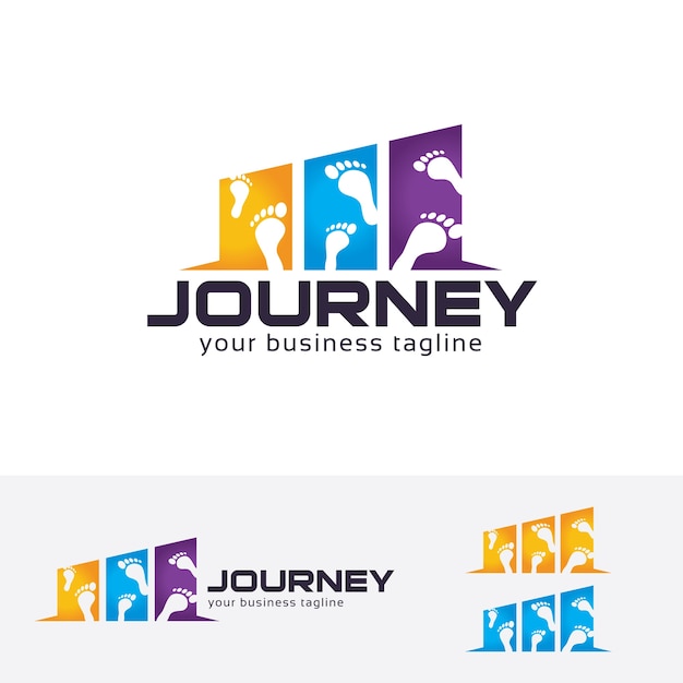 Journey vector logo template