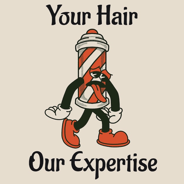 Jouw haar Onze expertise met Barber Groovy Character Design