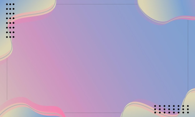 Joyful premium background design with abstract fluid and liquid yellow blue pink background