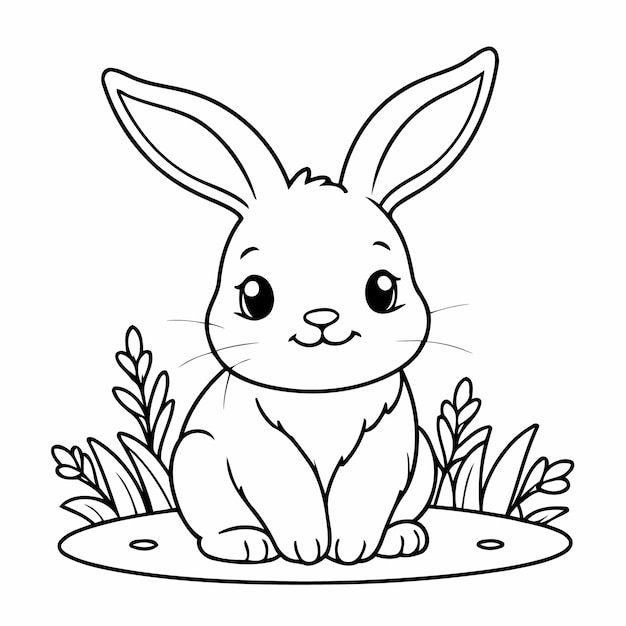 Joyful rabbit doodle for toddlers book