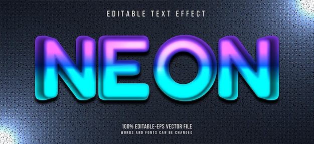 Vector joyful text effect