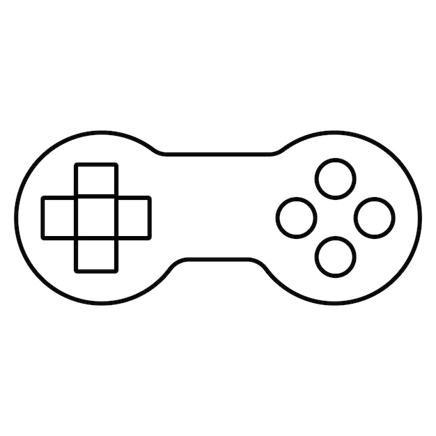 Joystick icon vector