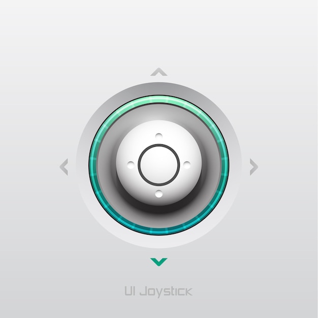 Vector joystick ui button design