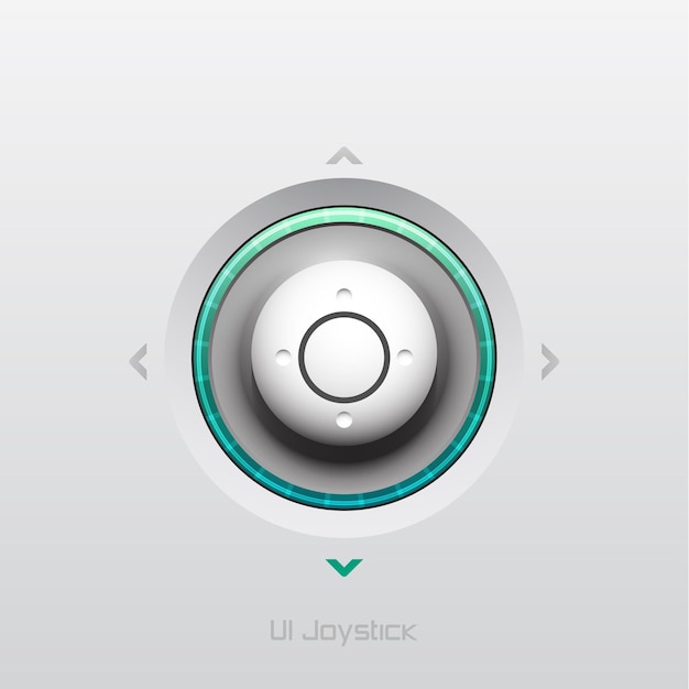 Joystick UI-knopontwerp