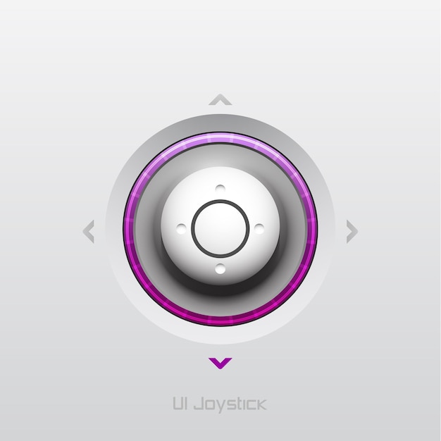 Joystick UI-knopontwerp