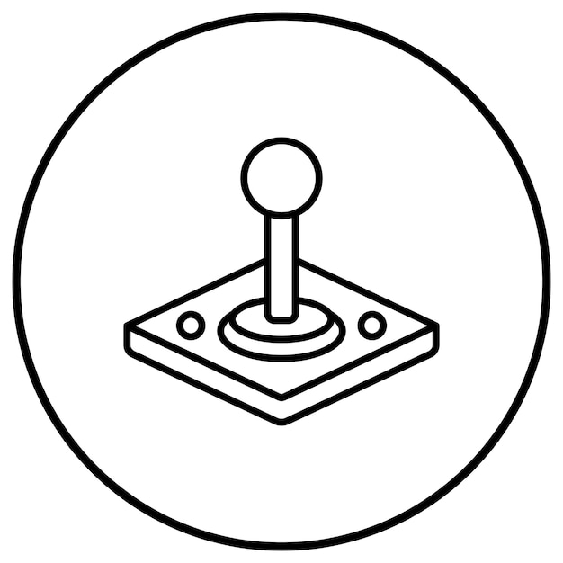 Joystick vector icoon Kan worden gebruikt voor Computer en Hardware iconen