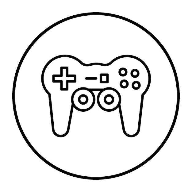 Vector joystick-vectorillustratie