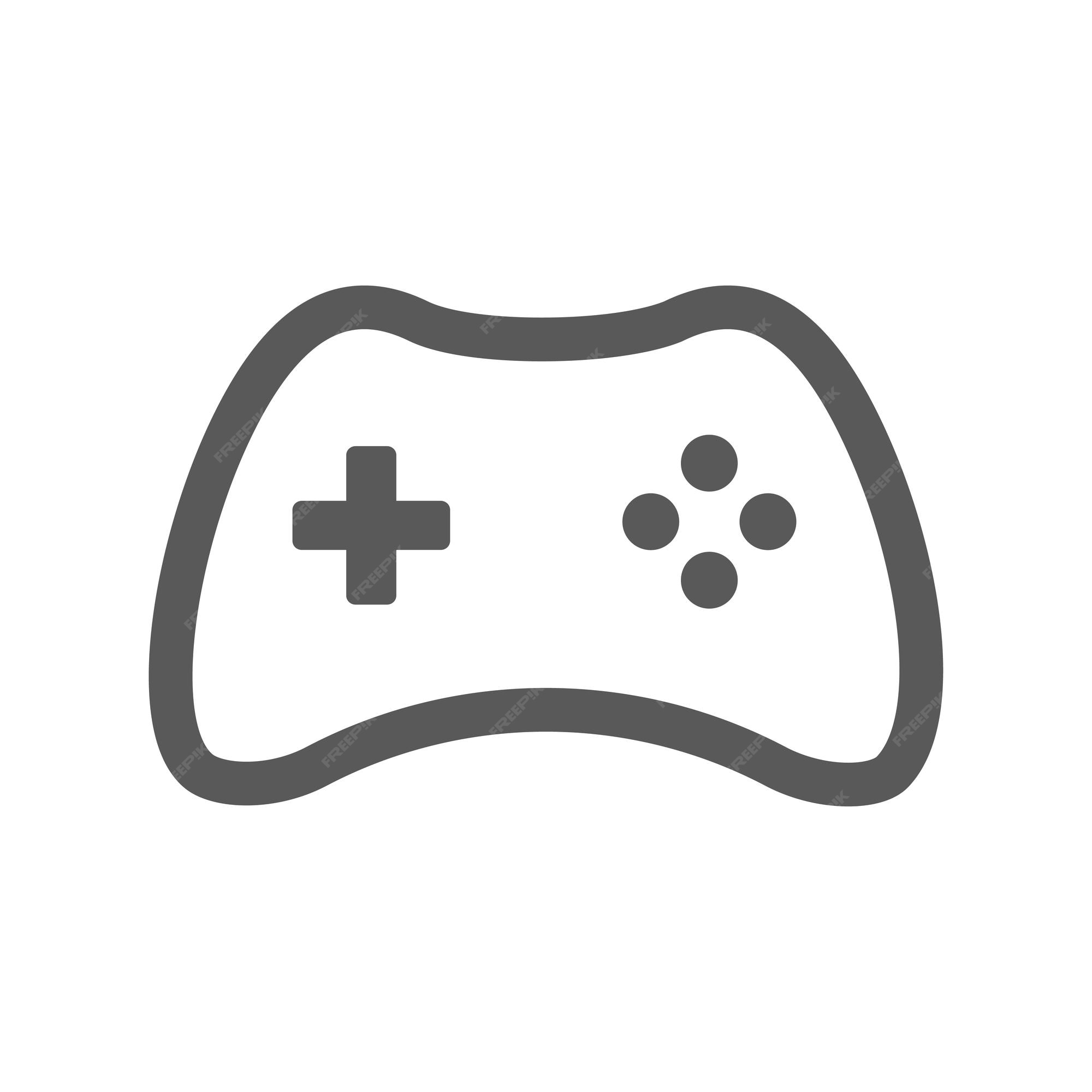 Premium Vector  Icon sport logo of gamepads for play arcade video online  games for gamer and control the game.