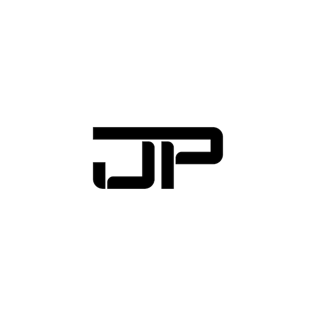 Premium Vector | Jp monogram logo design letter text name symbol