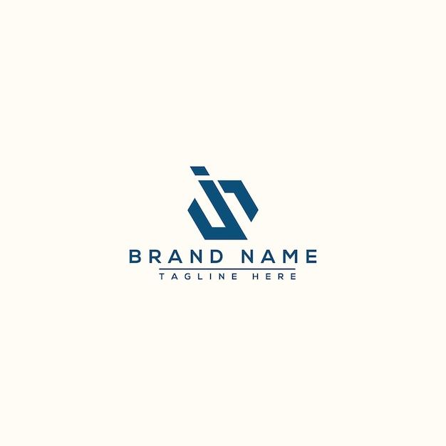 Js logo design template elemento di branding grafico vettoriale