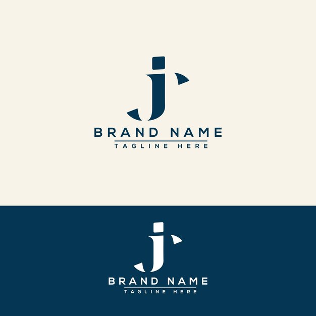 Vettore js logo design template elemento di branding grafico vettoriale.