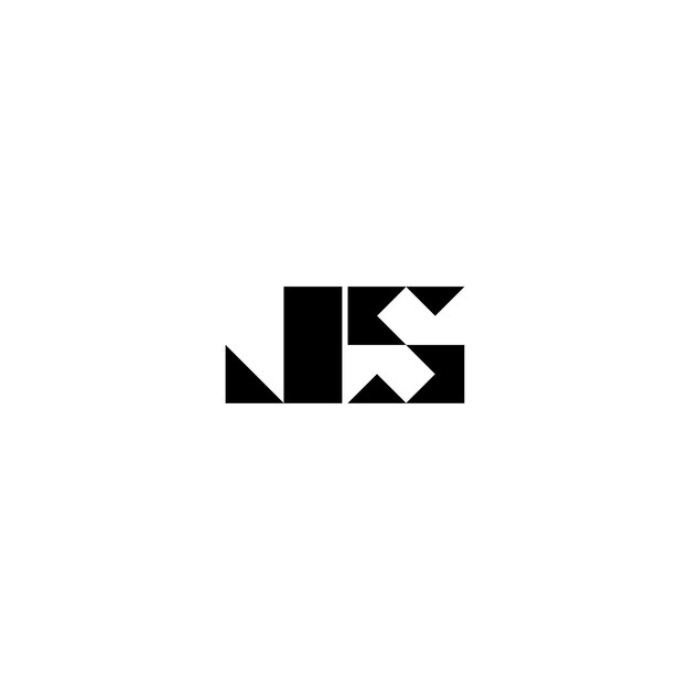 Premium Vector | Js monogram logo design letter text name symbol ...