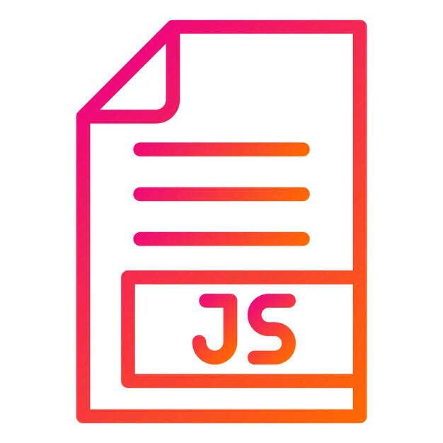 JS ベクトルアイコンデザインイラスト
