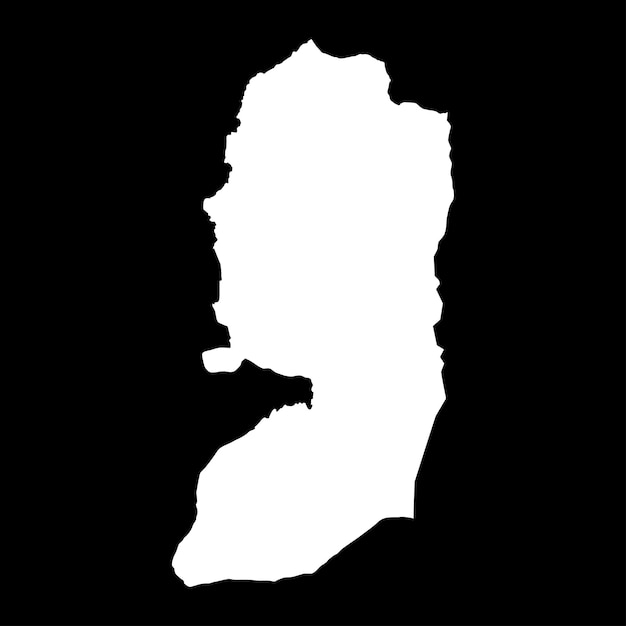 Judea and Samaria Area map administrative division of Israel
