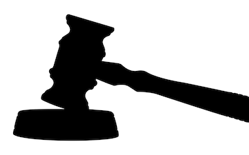 Premium Vector | Judge gavel hammer vector silhouette isolated on ...