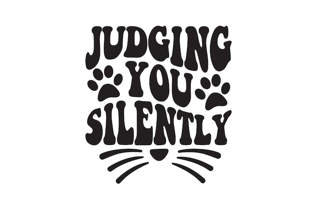 Vector judging you silently tshirt