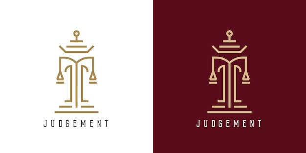 Judgment court logo design illustration simple flat silhouette geometric shape minimalist creative