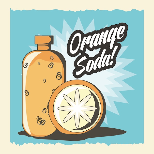Juice bottle of drink beverage and fresh food theme