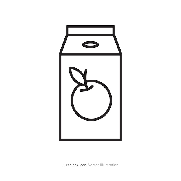 Vector juice box icon design vector illustration
