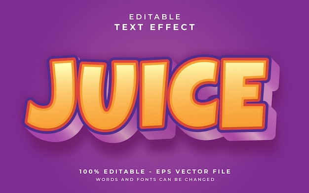 juice ediable text effect