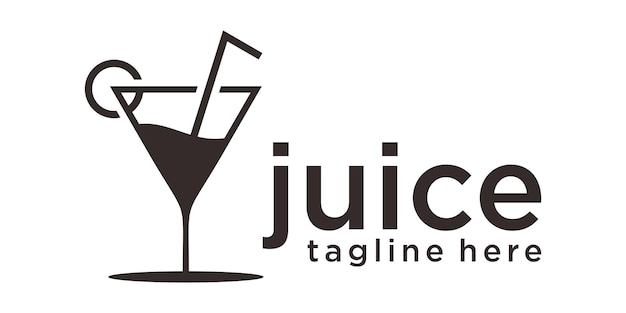 Juice logo design vector illustration 2