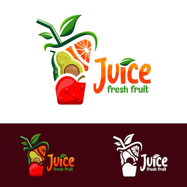 Vector juice logo