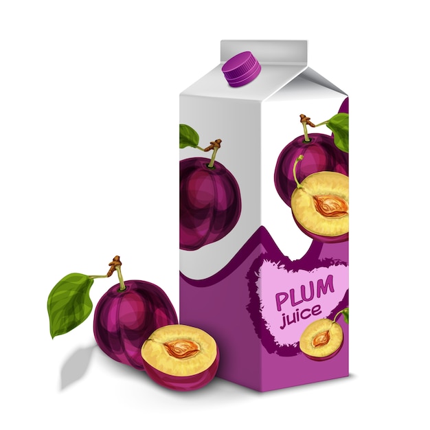 Juice pack plum