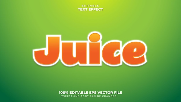 Juice text effect