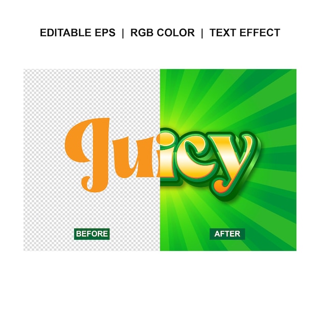 Juicy Text Effect