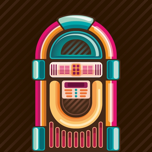 Illustrazione di jukebox