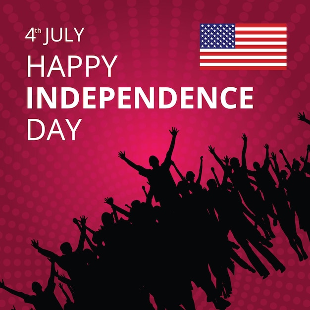 July 4th Happy Independent Day