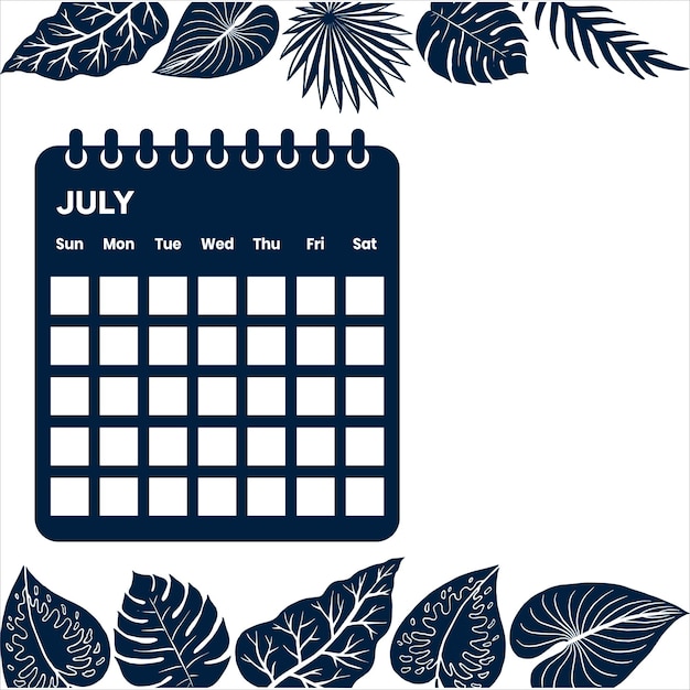 July Month Calendar