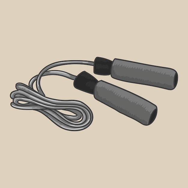 Jump rope. Accessories for sports. Fitness.